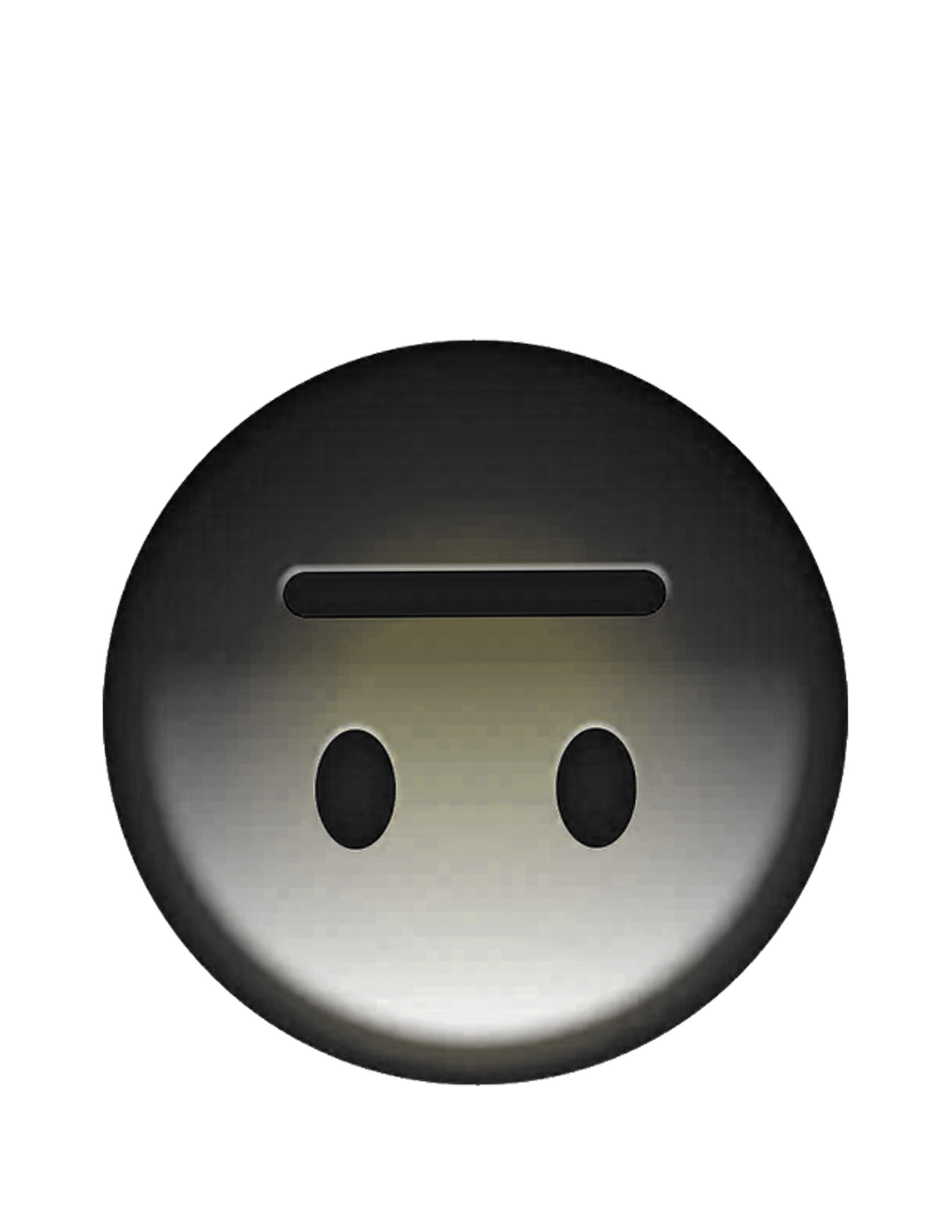 Image of a neutral emoji