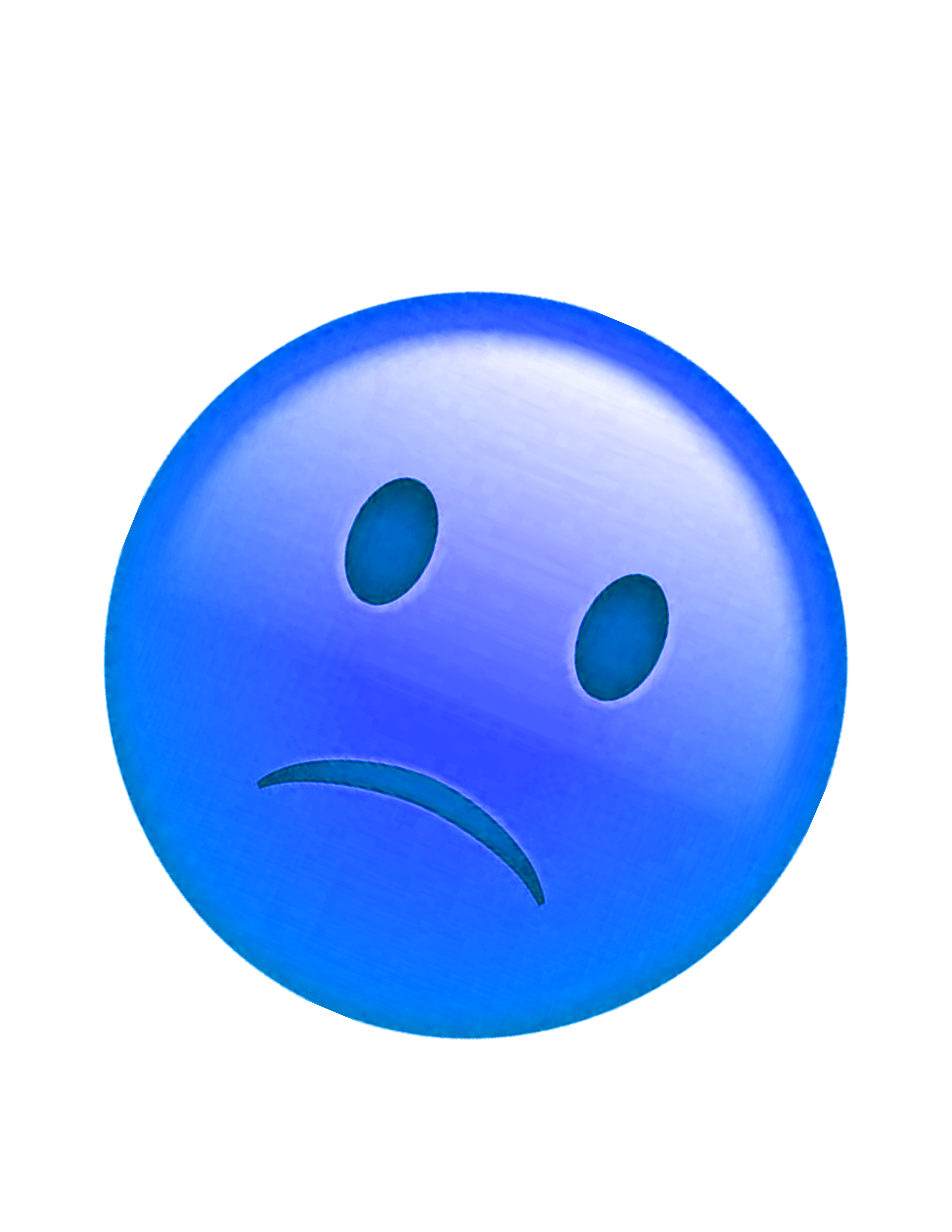 Image of a sad emoji